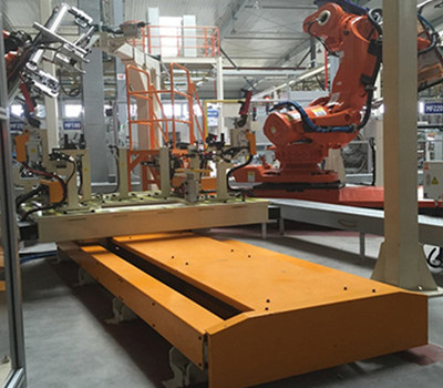 Pneumatic sliding table